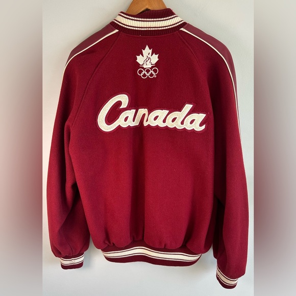 VTG Y2K Roots Canada Men’s Varsity Bomber Jacket 2002 Salt Lake City Olympics L - Picture 9 of 12